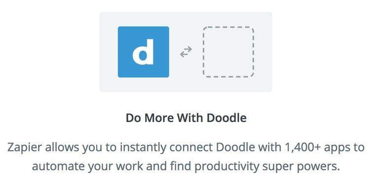 Doodle Zapier Integration