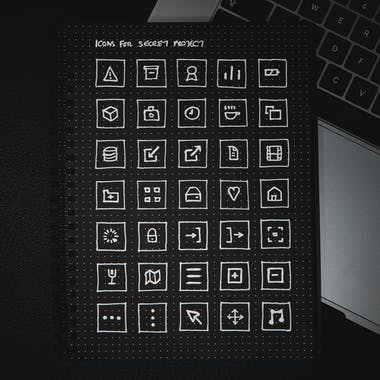 Dot Grid Notebook Black Edition