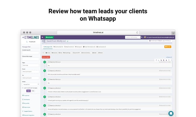 TimelinesAI for WhatsApp