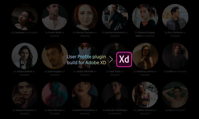 User Profile Plugin 0.5v for Adobe XD