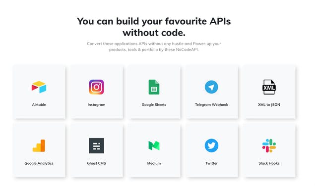 NoCodeAPI