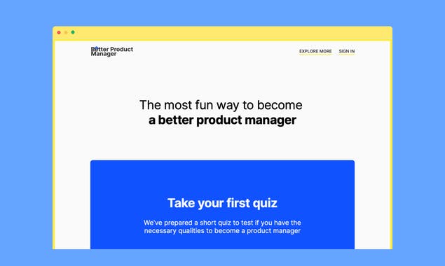 Better Product Manager