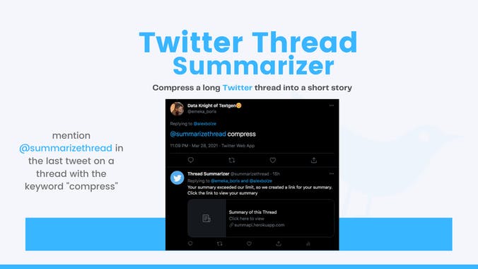 Twitter Thread Summarizer