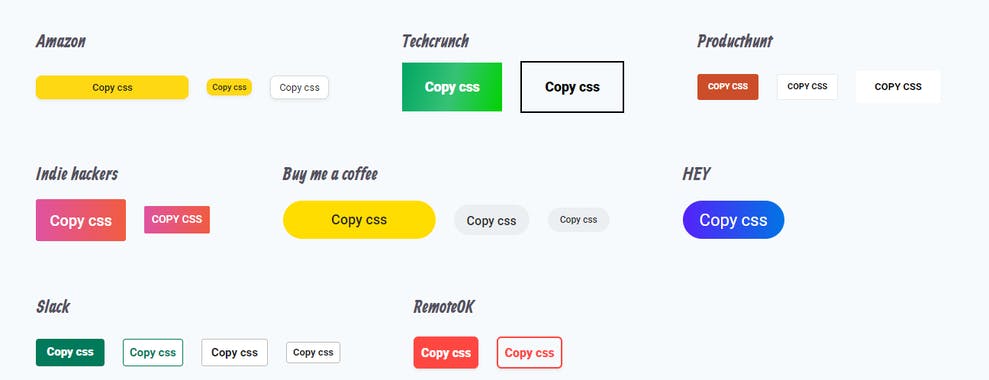 Copy Paste CSS