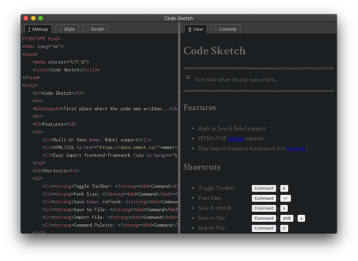 Code Sketch