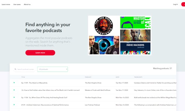 Podcast Search Engine