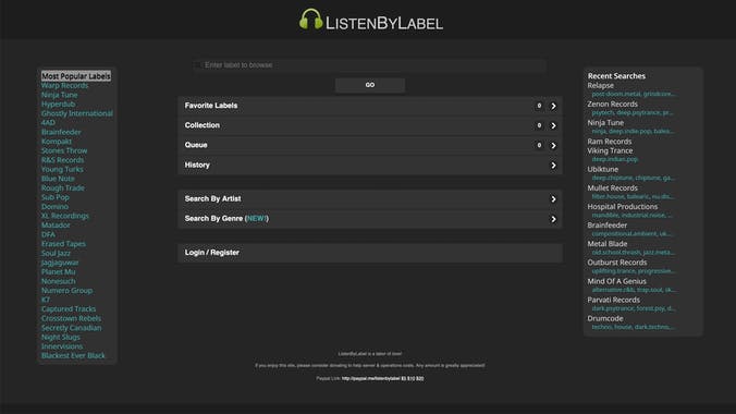 Listen by Label