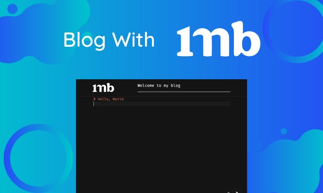 Blogging by 1MB