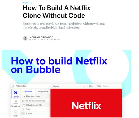 How to Build series by Bubble