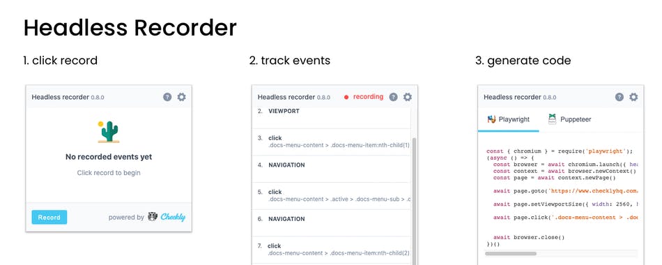 Headless Recorder