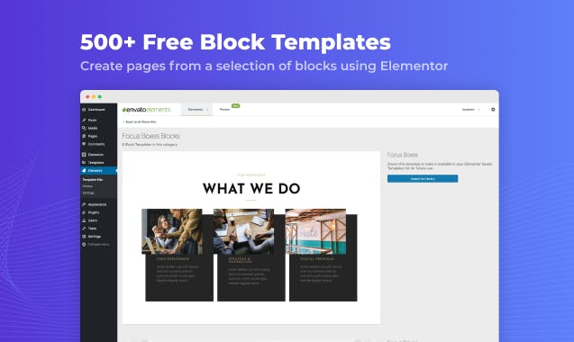 Elements for WordPress