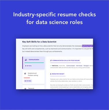 Data Science Resume Checker