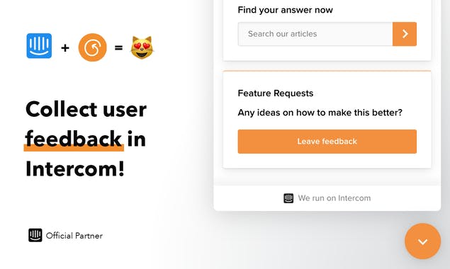 Intercom Feedback by Upvoty