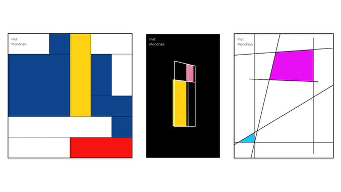 Mondrian Art Generator