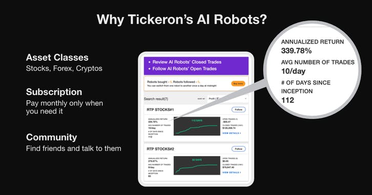 Tickeron AI Trading Robots