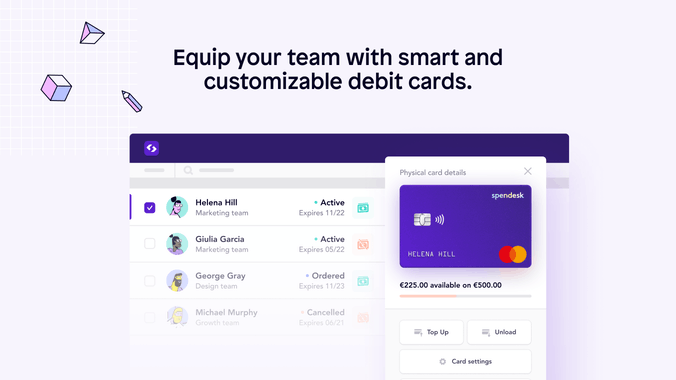 Clever Company Cards by Spendesk
