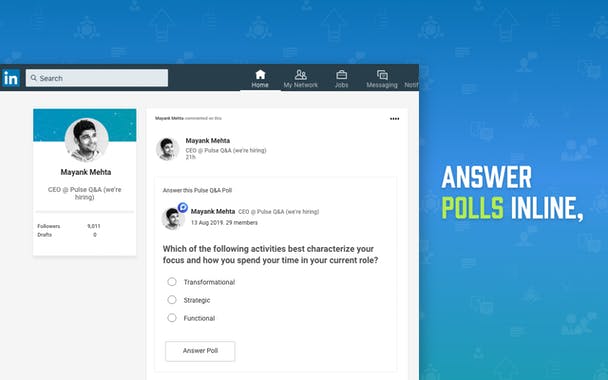 Polls for LinkedIn