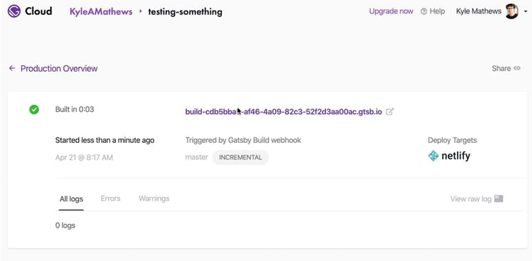 Incremental Builds in Gatsby Cloud