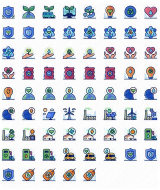 1000 Detailed Creative Icons