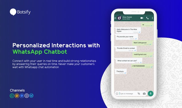 WhatsApp Chatbot by Botsify