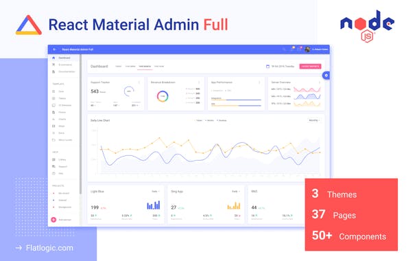 React Material UI Admin Node.js