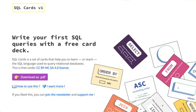 SQL Cards
