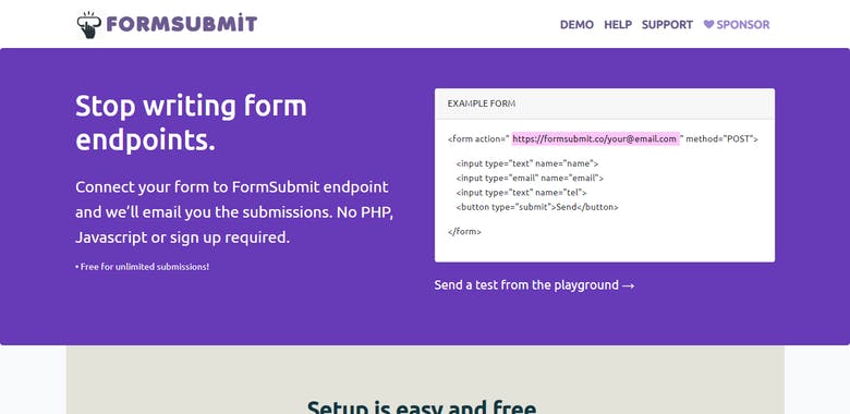 FormSubmit 2.0