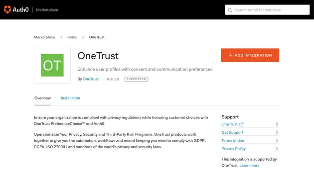 Auth0 Marketplace