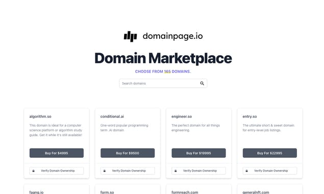 DomainPage