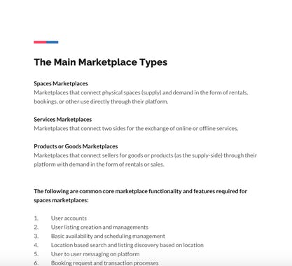 The Guide To No Code Marketplaces