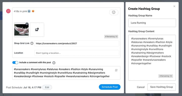 Buffer Hashtag Manager