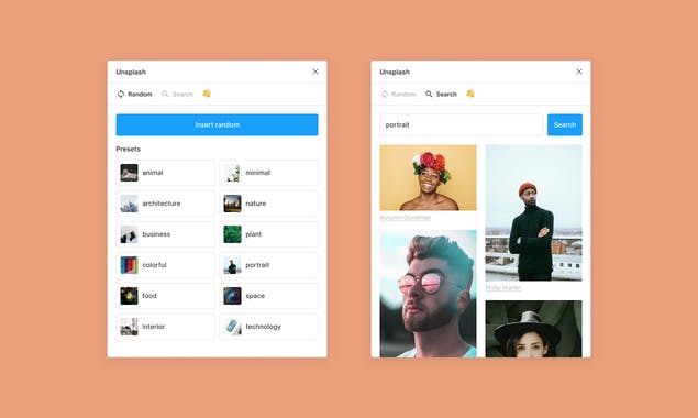 Unsplash for Figma