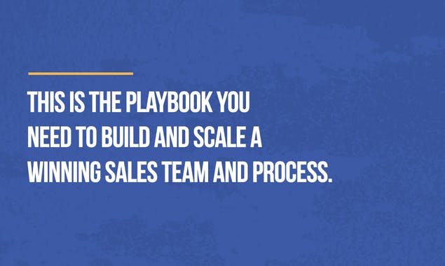 The 2020 Startup Sales Playbook