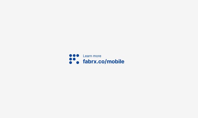 Fabrx Mobile Design System