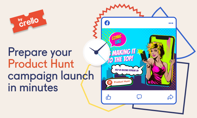 Product Hunt Launch Kit by Crello