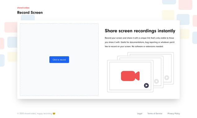 Share Screen Recordings