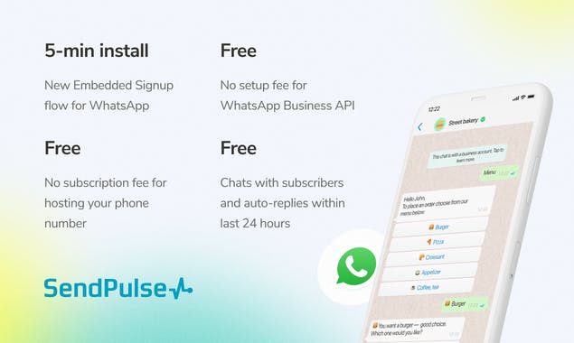 WhatsApp Chatbots by SendPulse