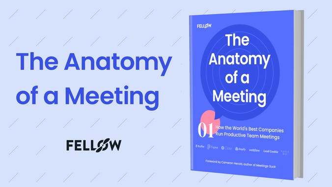 The Anatomy of a Meeting: Team Meetings
