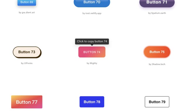 Beautiful CSS Buttons by CSS Scan