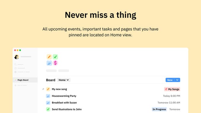Magic Board for Notion