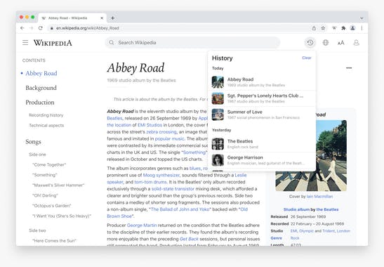 Modern for Wikipedia