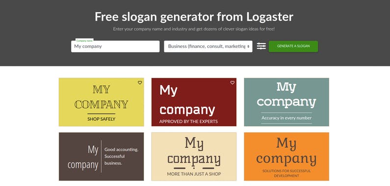 Free Slogan Generator 2.0