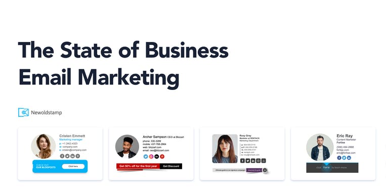 State of Business Email Marketing