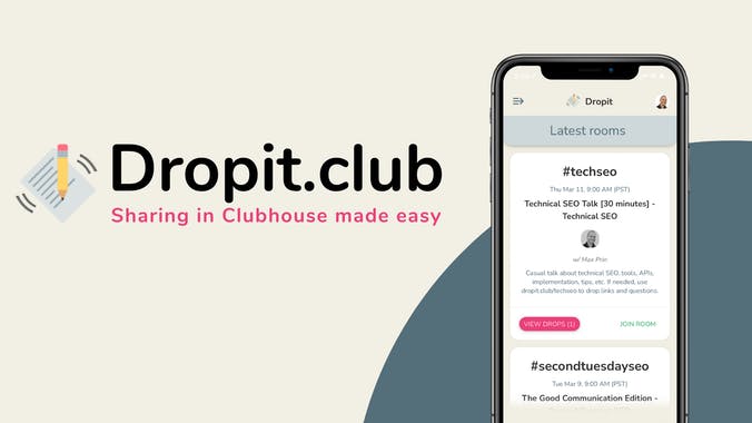 Dropit for Clubhouse