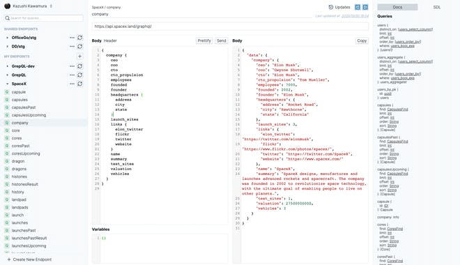 grepQL - GraphQL IDE