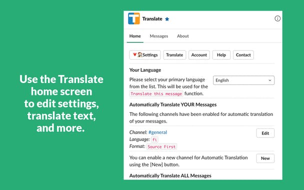 Translate for Slack