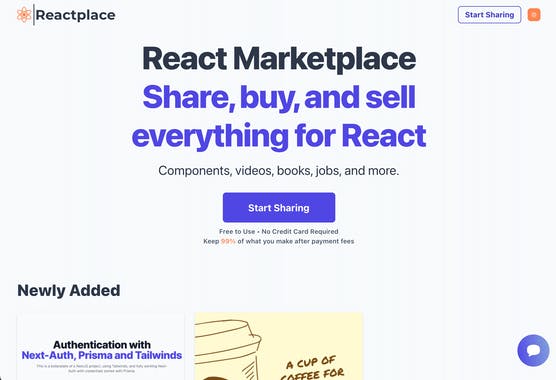 React Marketplace