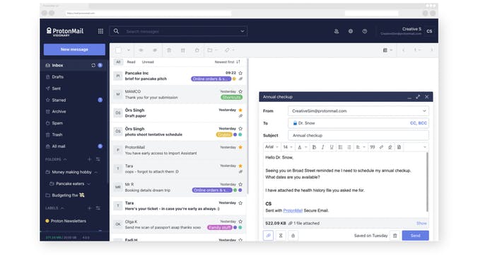 ProtonMail 2.0