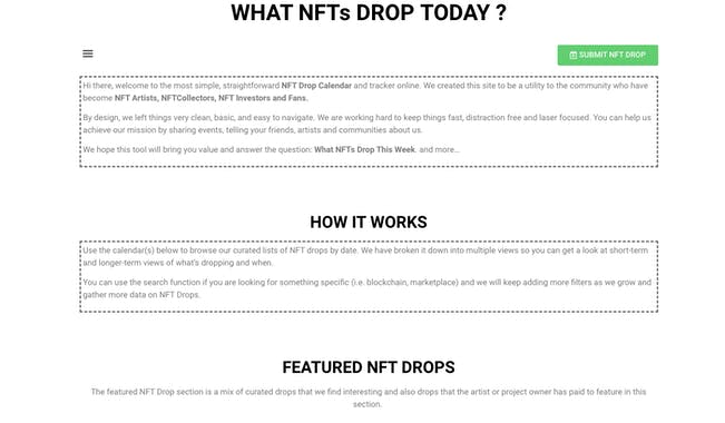 What NFTs Drop Today?