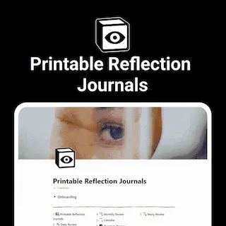 Printable Reflection Journals + eBook